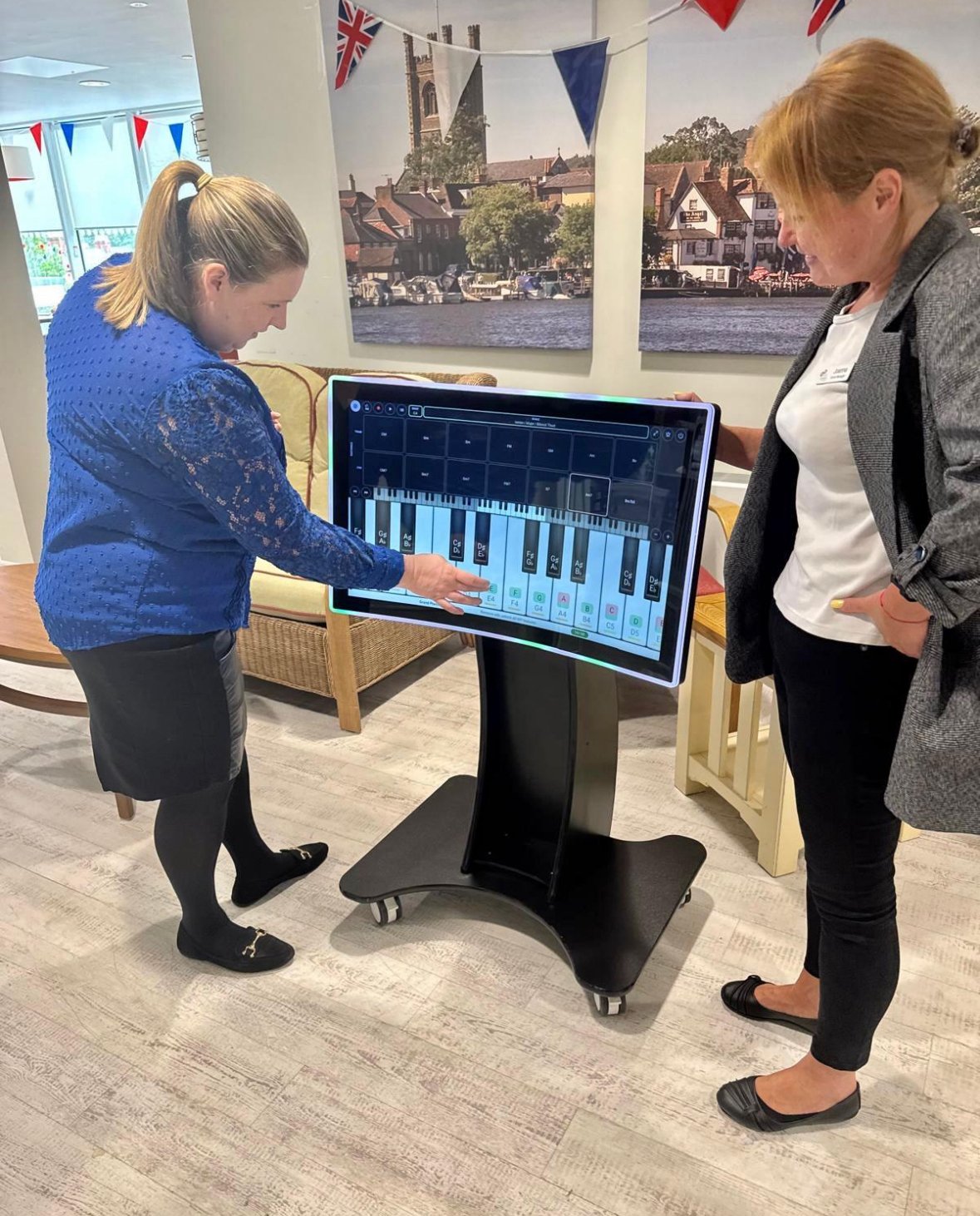 Interactive touchscreen for nurseries in Cardiff